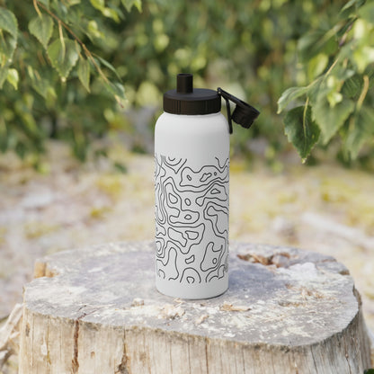 Topographic Stainless Steel Water Bottle