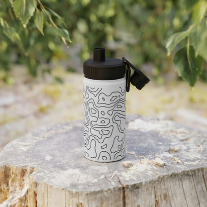 Topographic Stainless Steel Water Bottle