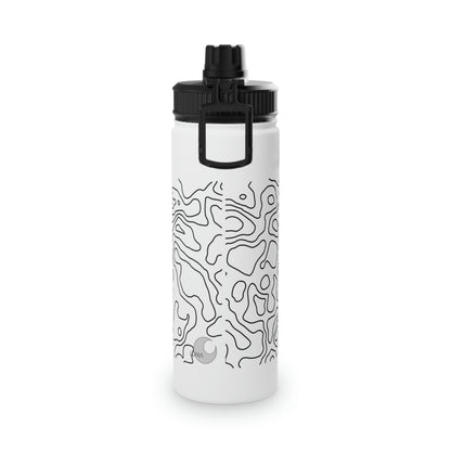 Topographic Stainless Steel Water Bottle