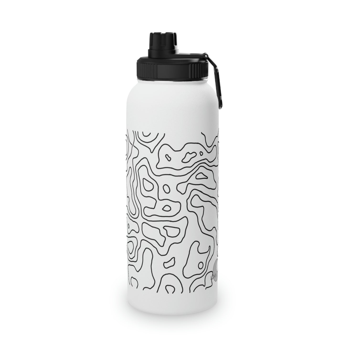 Topographic Stainless Steel Water Bottle