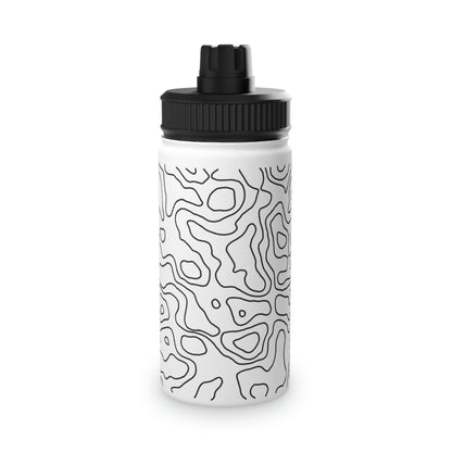 Topographic Stainless Steel Water Bottle