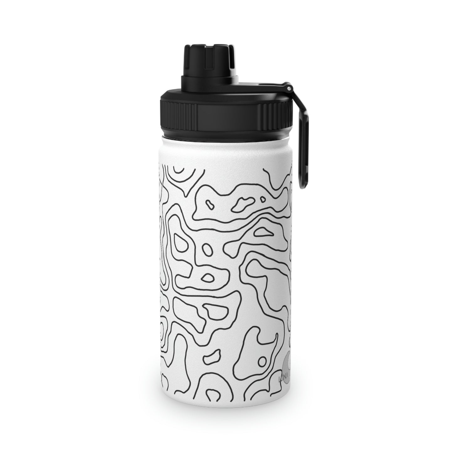 Topographic Stainless Steel Water Bottle