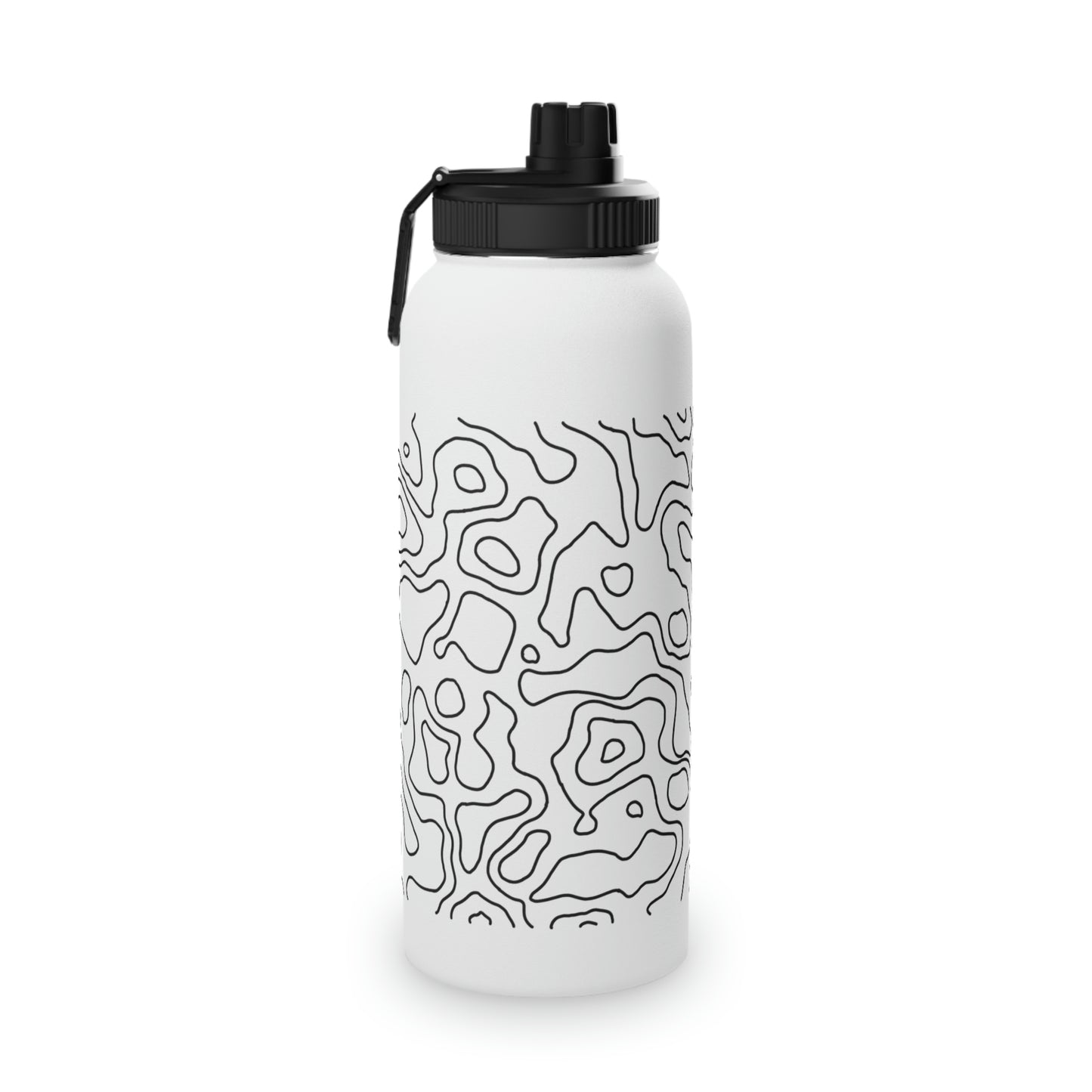 Topographic Stainless Steel Water Bottle