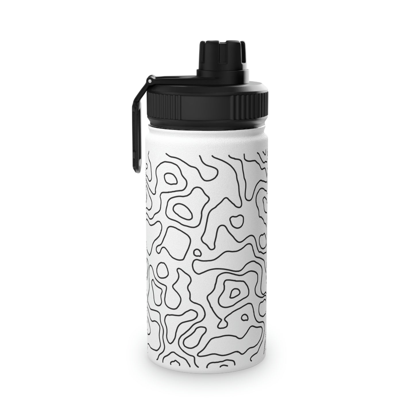 Topographic Stainless Steel Water Bottle