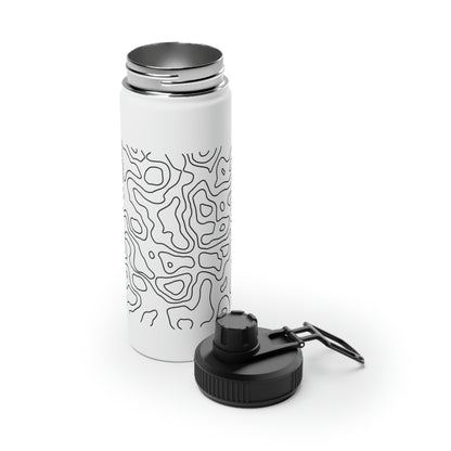 Topographic Stainless Steel Water Bottle