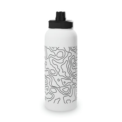 Topographic Stainless Steel Water Bottle