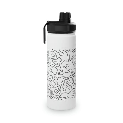 Topographic Stainless Steel Water Bottle